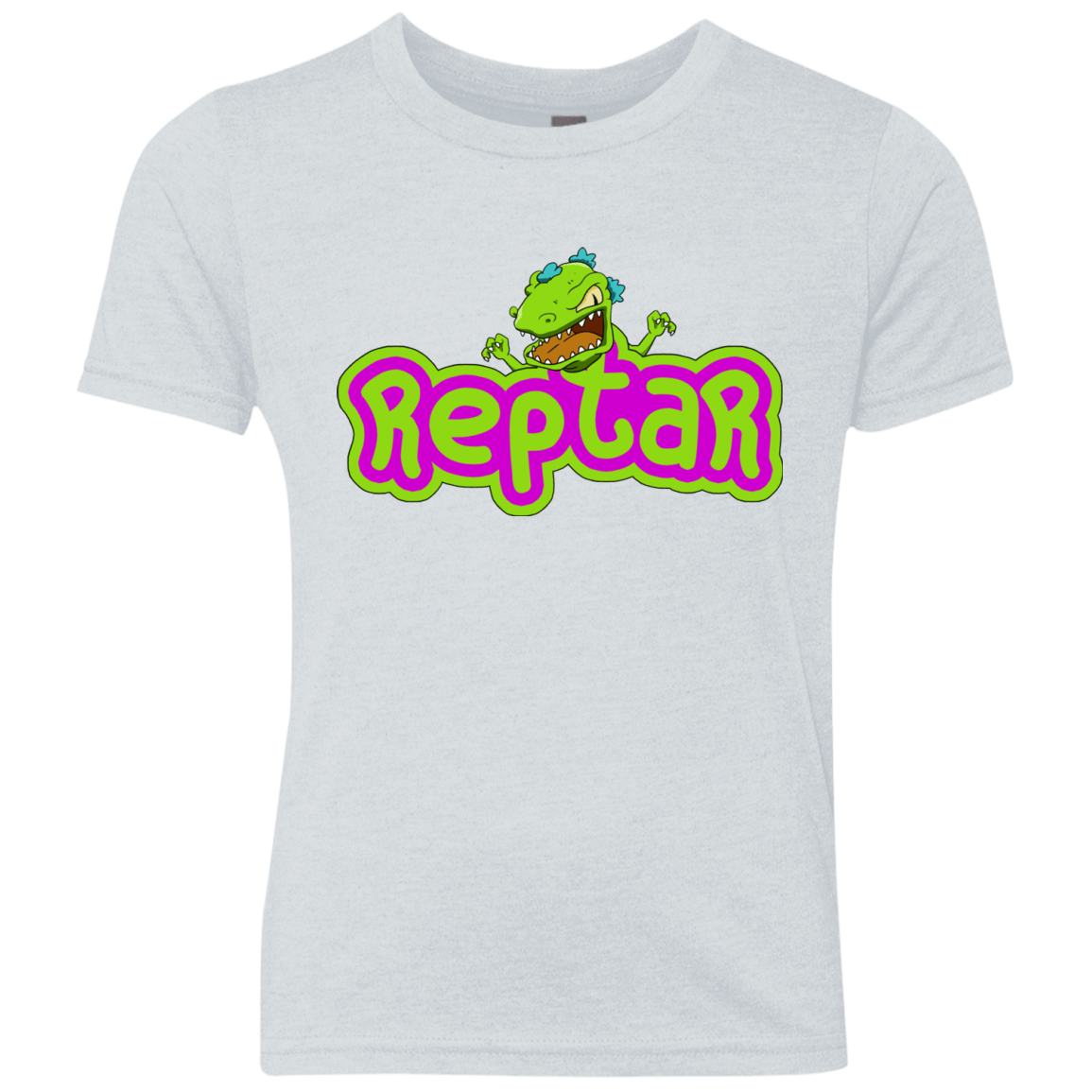 T-Shirts Heather White / YXS Reptar Youth Triblend T-Shirt