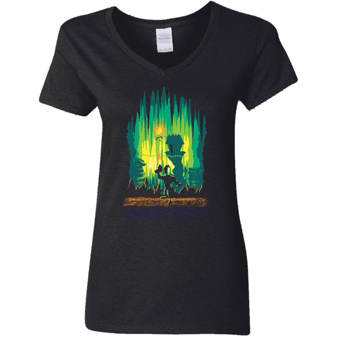 T-Shirts Black / S Rescue Mission Women's V-Neck T-Shirt