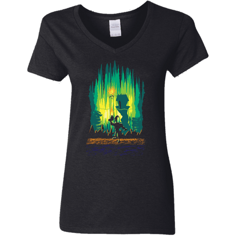 T-Shirts Black / S Rescue Mission Women's V-Neck T-Shirt