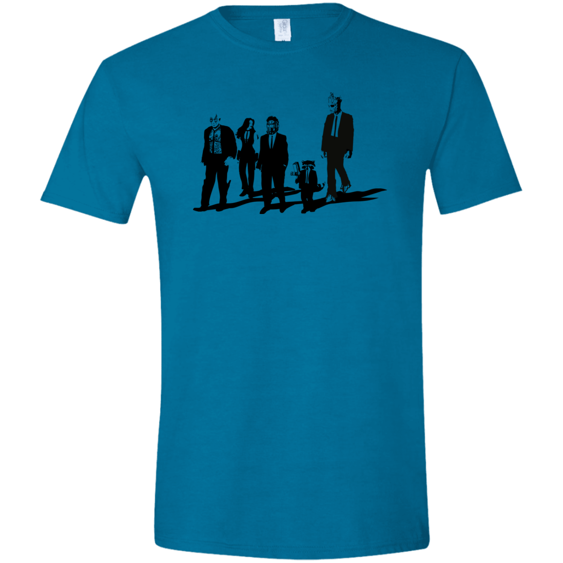 T-Shirts Antique Sapphire / S Reservoir Aholes Men's Semi-Fitted Softstyle