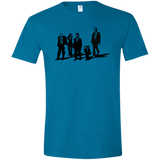 T-Shirts Antique Sapphire / S Reservoir Aholes Men's Semi-Fitted Softstyle