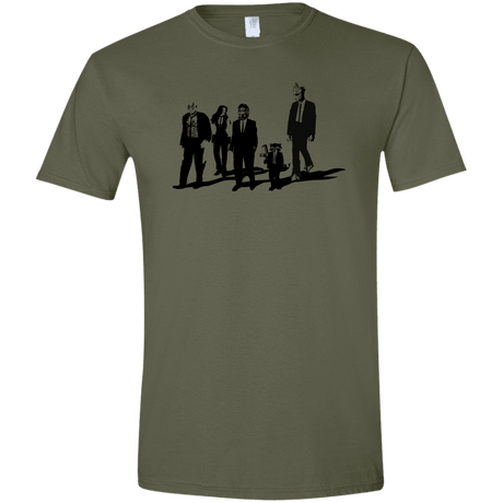 T-Shirts Military Green / S Reservoir Aholes Men's Semi-Fitted Softstyle