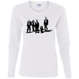 T-Shirts White / S Reservoir Aholes Women's Long Sleeve T-Shirt