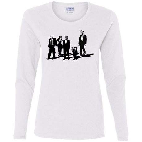 T-Shirts White / S Reservoir Aholes Women's Long Sleeve T-Shirt