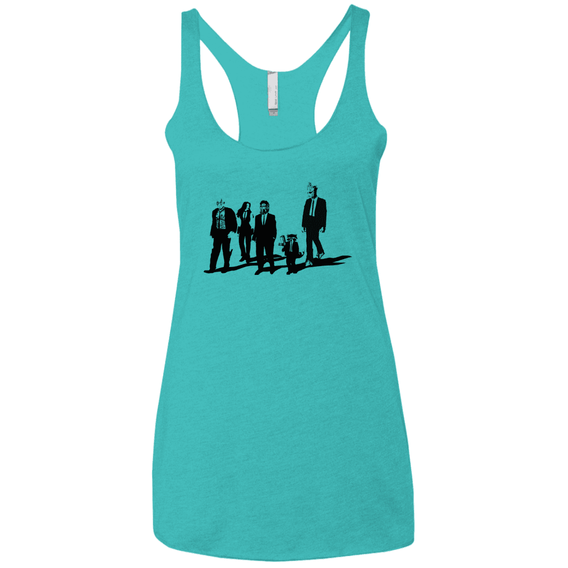 T-Shirts Tahiti Blue / X-Small Reservoir Aholes Women's Triblend Racerback Tank