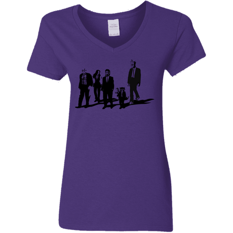T-Shirts Purple / S Reservoir Aholes Women's V-Neck T-Shirt