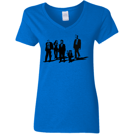 T-Shirts Royal / S Reservoir Aholes Women's V-Neck T-Shirt