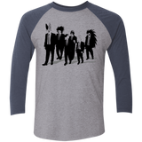 T-Shirts Premium Heather/Vintage Navy / X-Small Reservoir Enemies Men's Triblend 3/4 Sleeve
