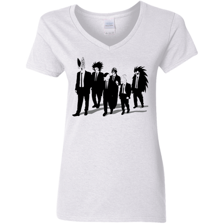 T-Shirts White / S Reservoir Enemies Women's V-Neck T-Shirt