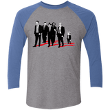 T-Shirts Premium Heather/ Vintage Royal / X-Small Reservoir Killers Men's Triblend 3/4 Sleeve