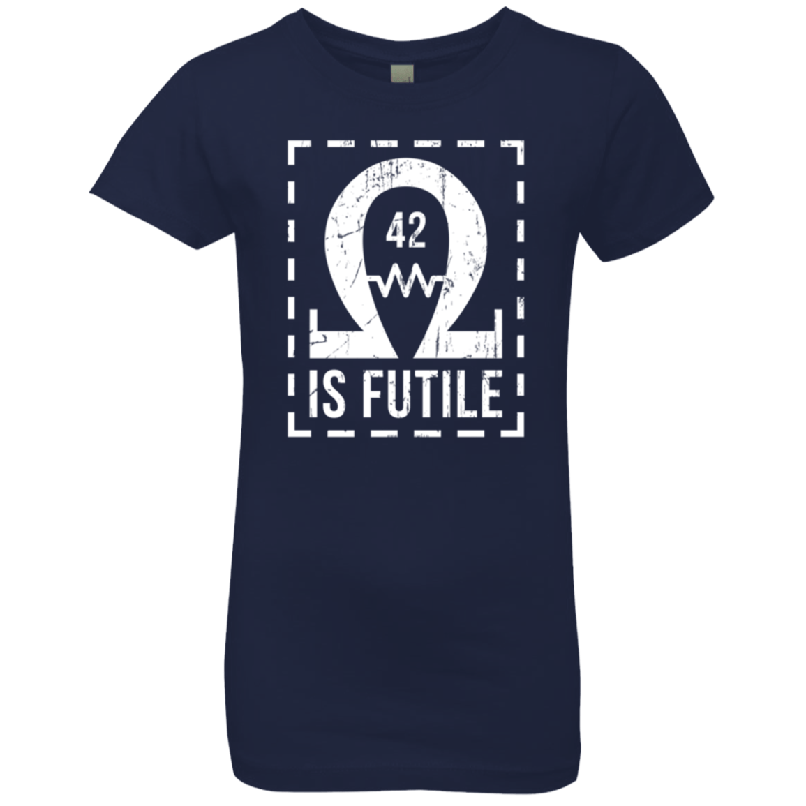 T-Shirts Midnight Navy / YXS Resistance is Futile Girls Premium T-Shirt