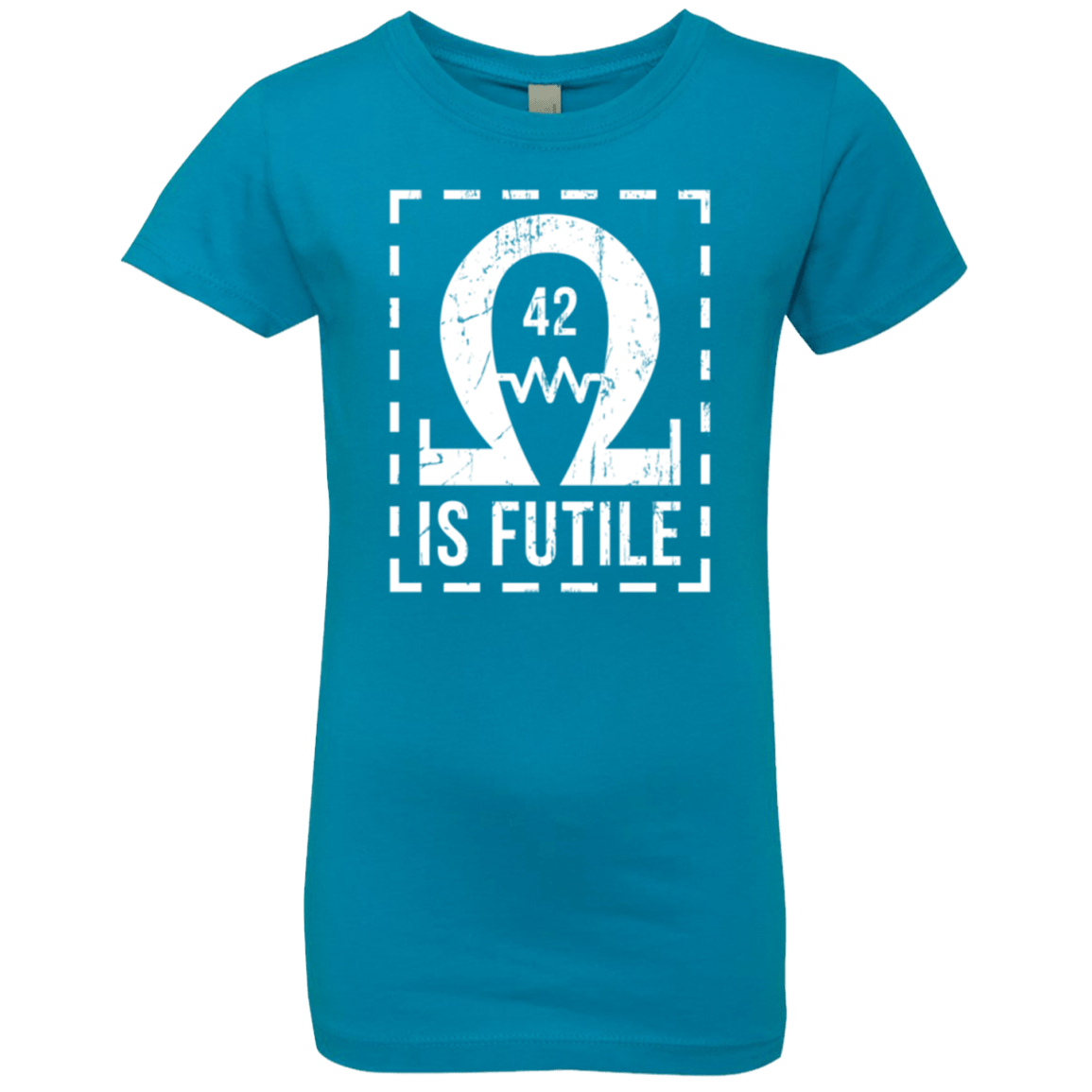 T-Shirts Turquoise / YXS Resistance is Futile Girls Premium T-Shirt