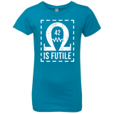 T-Shirts Turquoise / YXS Resistance is Futile Girls Premium T-Shirt