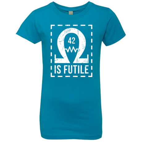 T-Shirts Turquoise / YXS Resistance is Futile Girls Premium T-Shirt