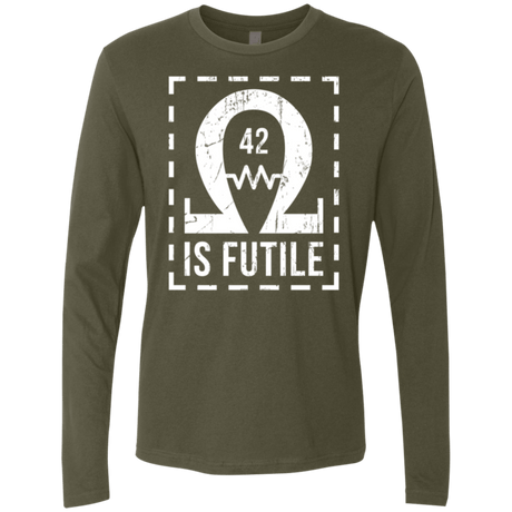 T-Shirts Military Green / Small Resistance is Futile Men's Premium Long Sleeve