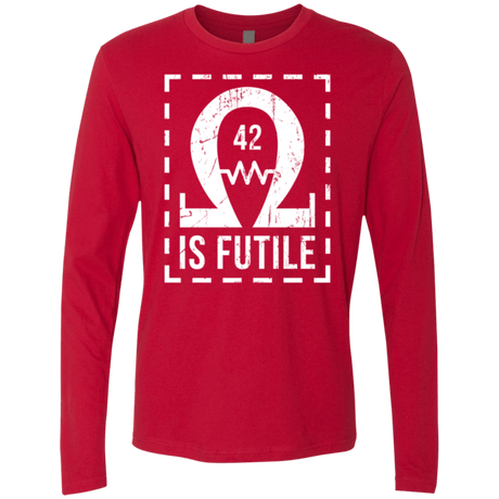 T-Shirts Red / Small Resistance is Futile Men's Premium Long Sleeve