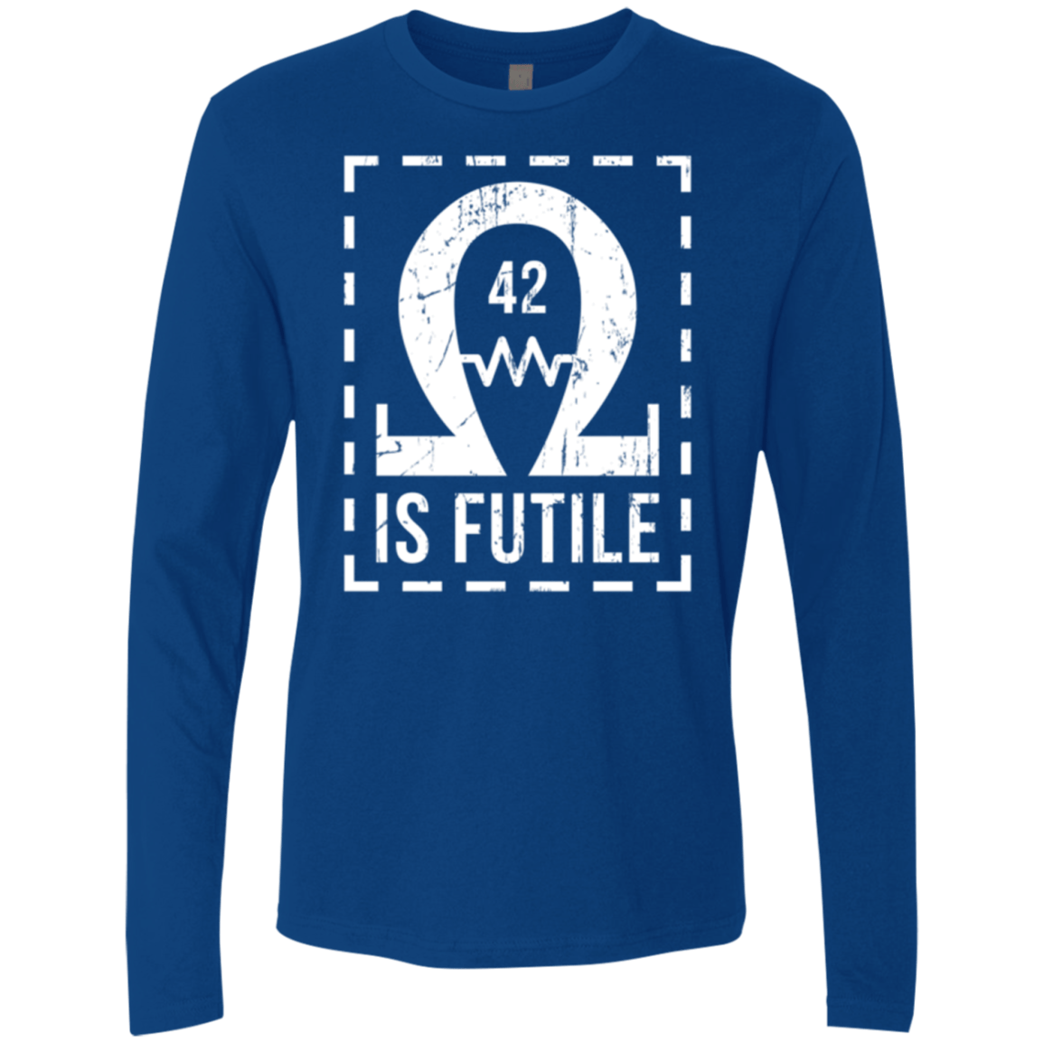 T-Shirts Royal / Small Resistance is Futile Men's Premium Long Sleeve