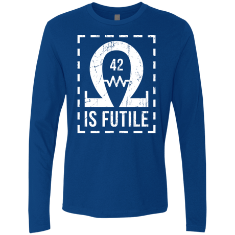 T-Shirts Royal / Small Resistance is Futile Men's Premium Long Sleeve