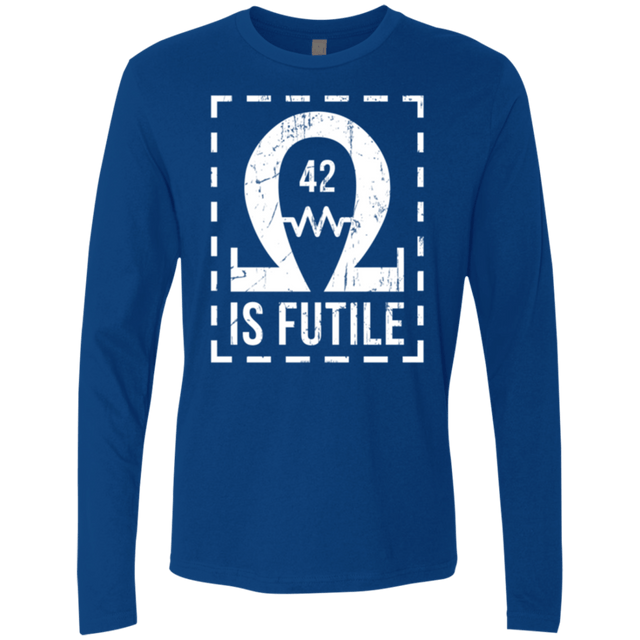 T-Shirts Royal / Small Resistance is Futile Men's Premium Long Sleeve