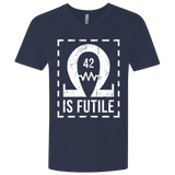 T-Shirts Midnight Navy / X-Small Resistance is Futile Men's Premium V-Neck