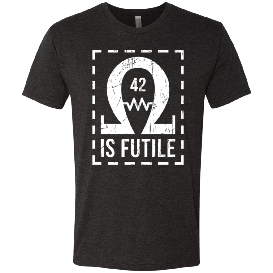 T-Shirts Vintage Black / Small Resistance is Futile Men's Triblend T-Shirt