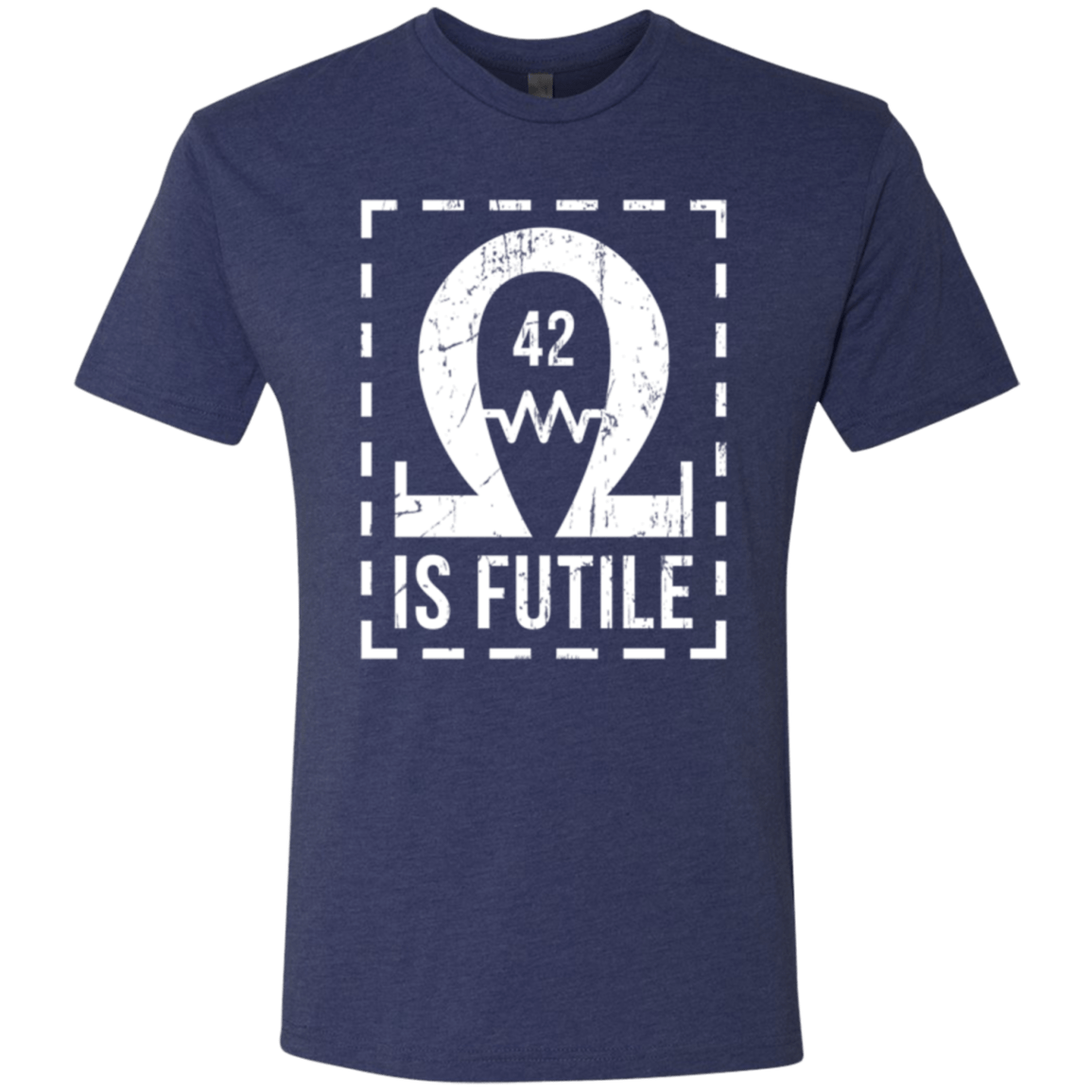 T-Shirts Vintage Navy / Small Resistance is Futile Men's Triblend T-Shirt