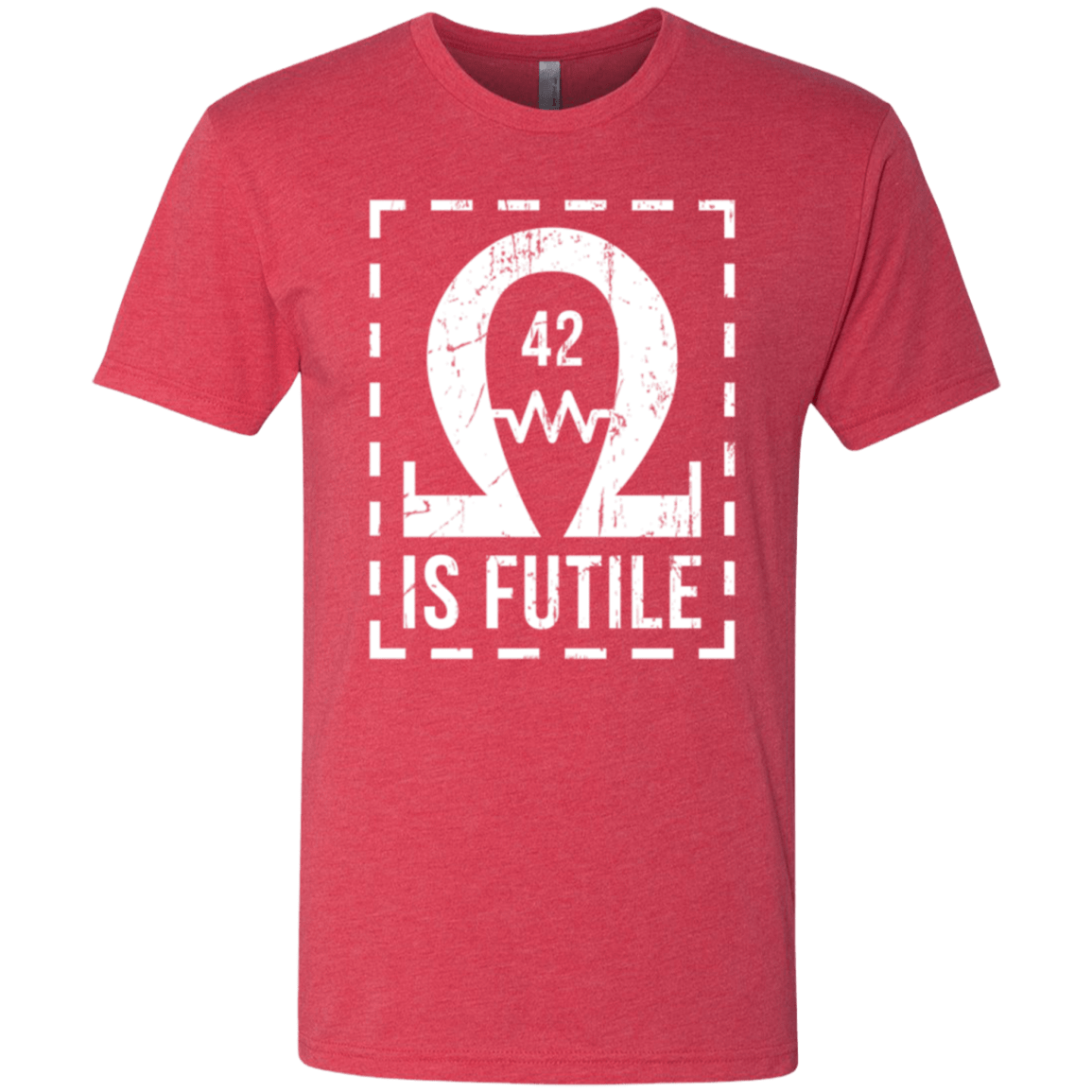 T-Shirts Vintage Red / Small Resistance is Futile Men's Triblend T-Shirt