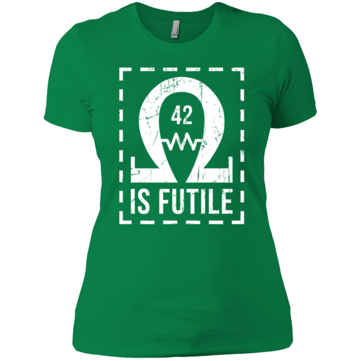 T-Shirts Kelly Green / X-Small Resistance is Futile Women's Premium T-Shirt