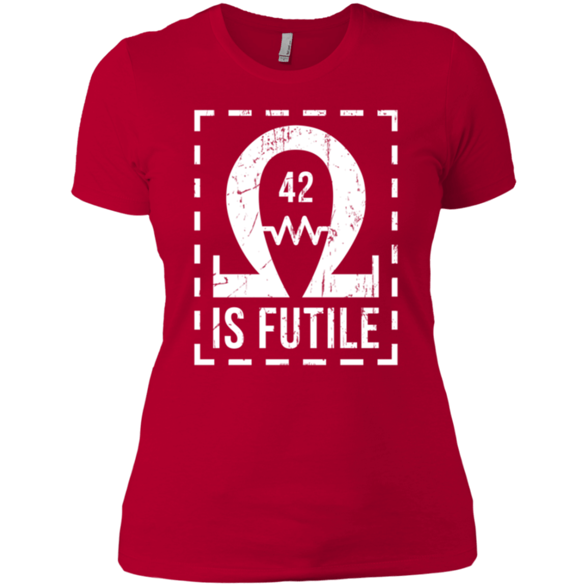 T-Shirts Red / X-Small Resistance is Futile Women's Premium T-Shirt
