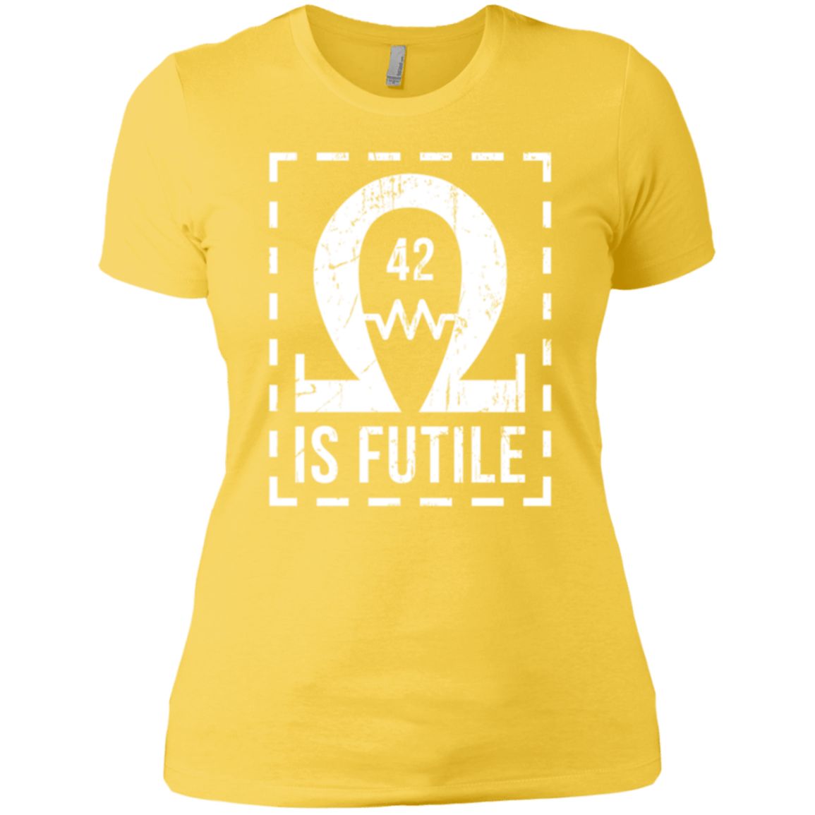 T-Shirts Vibrant Yellow / X-Small Resistance is Futile Women's Premium T-Shirt