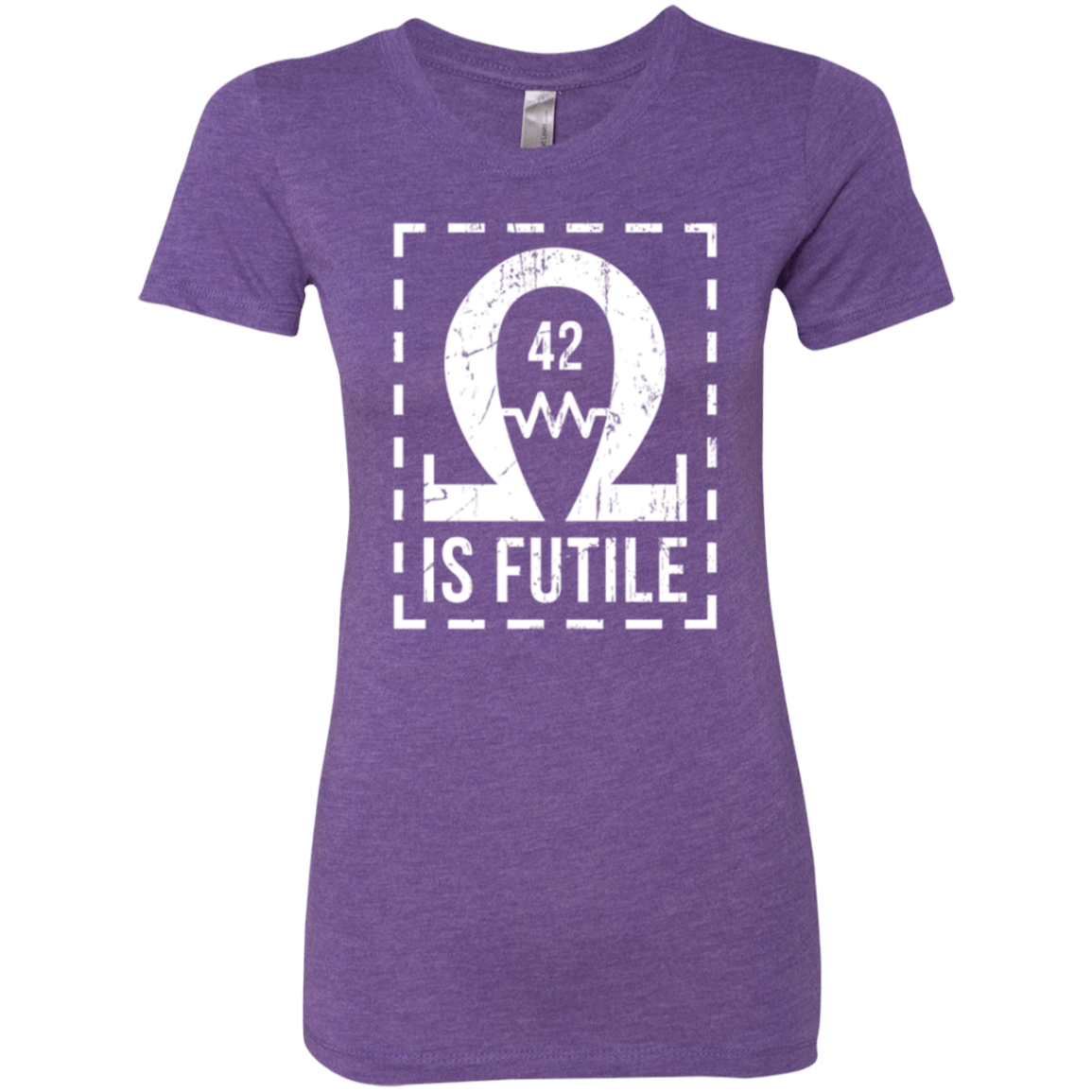 T-Shirts Purple Rush / Small Resistance is Futile Women's Triblend T-Shirt