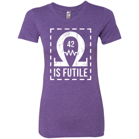 T-Shirts Purple Rush / Small Resistance is Futile Women's Triblend T-Shirt