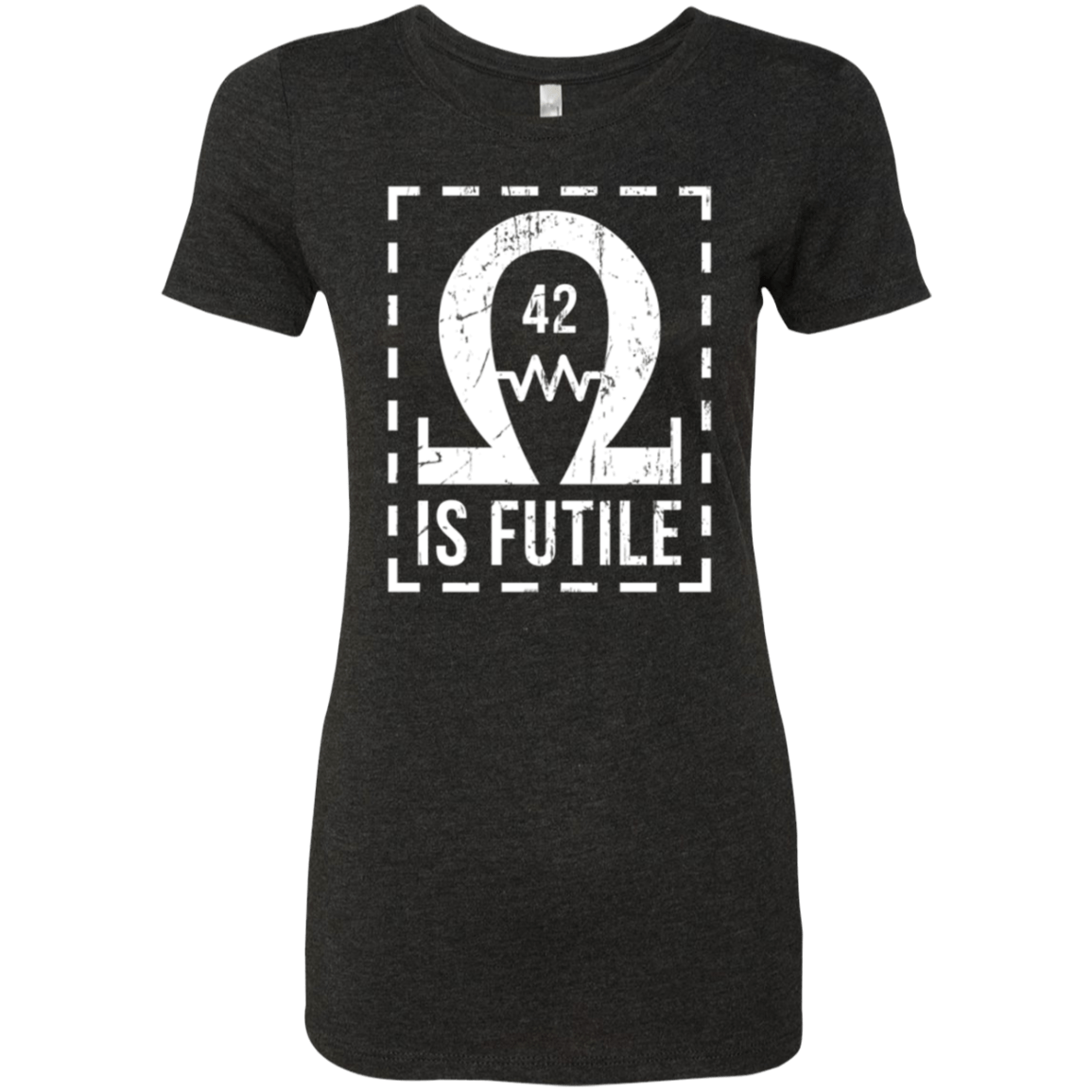 T-Shirts Vintage Black / Small Resistance is Futile Women's Triblend T-Shirt