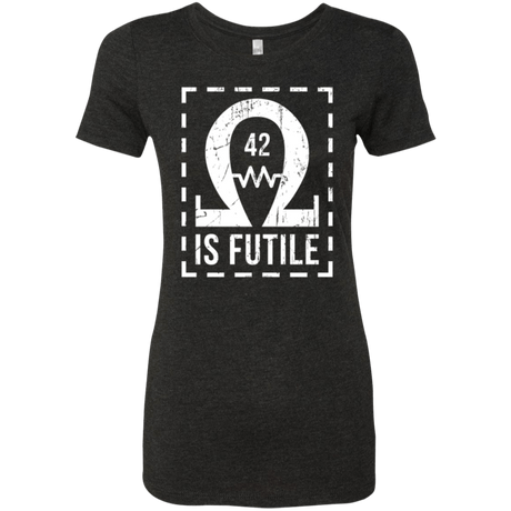 T-Shirts Vintage Black / Small Resistance is Futile Women's Triblend T-Shirt