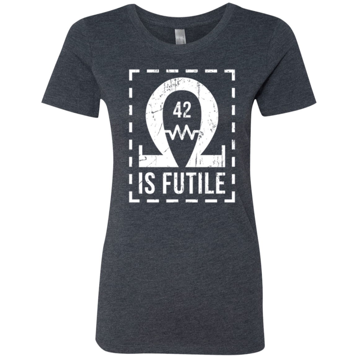 T-Shirts Vintage Navy / Small Resistance is Futile Women's Triblend T-Shirt