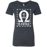 T-Shirts Vintage Navy / Small Resistance is Futile Women's Triblend T-Shirt