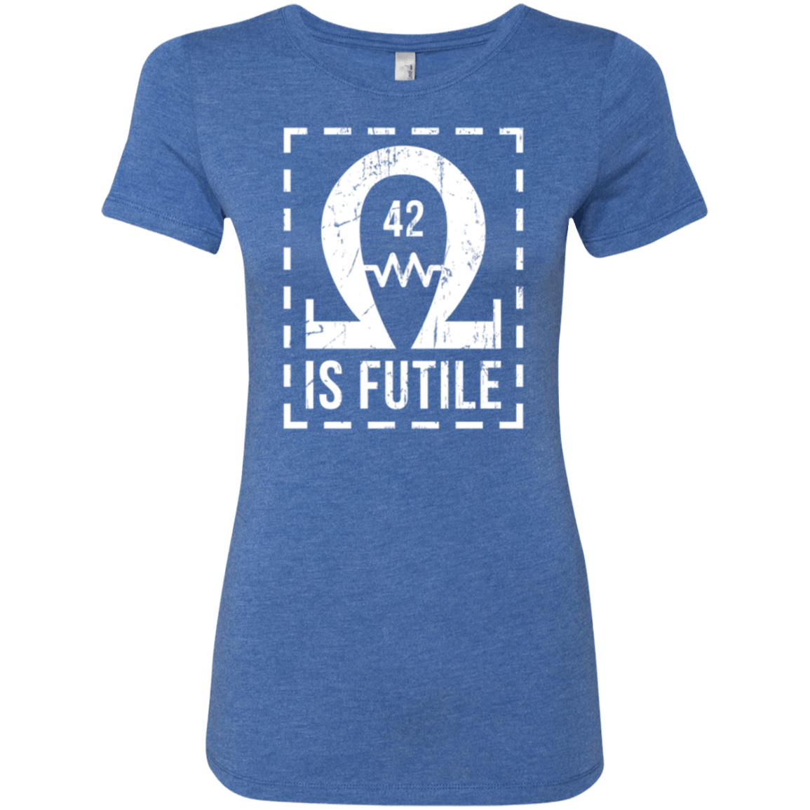 T-Shirts Vintage Royal / Small Resistance is Futile Women's Triblend T-Shirt