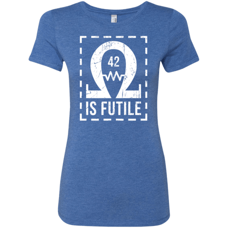 T-Shirts Vintage Royal / Small Resistance is Futile Women's Triblend T-Shirt