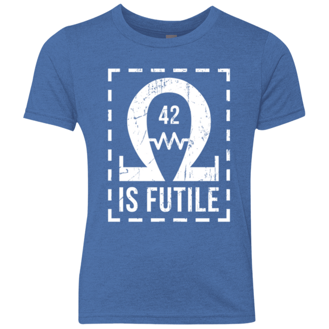 T-Shirts Vintage Royal / YXS Resistance is Futile Youth Triblend T-Shirt