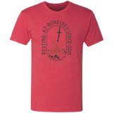 T-Shirts Vintage Red / S Resting at Bonfires Men's Triblend T-Shirt