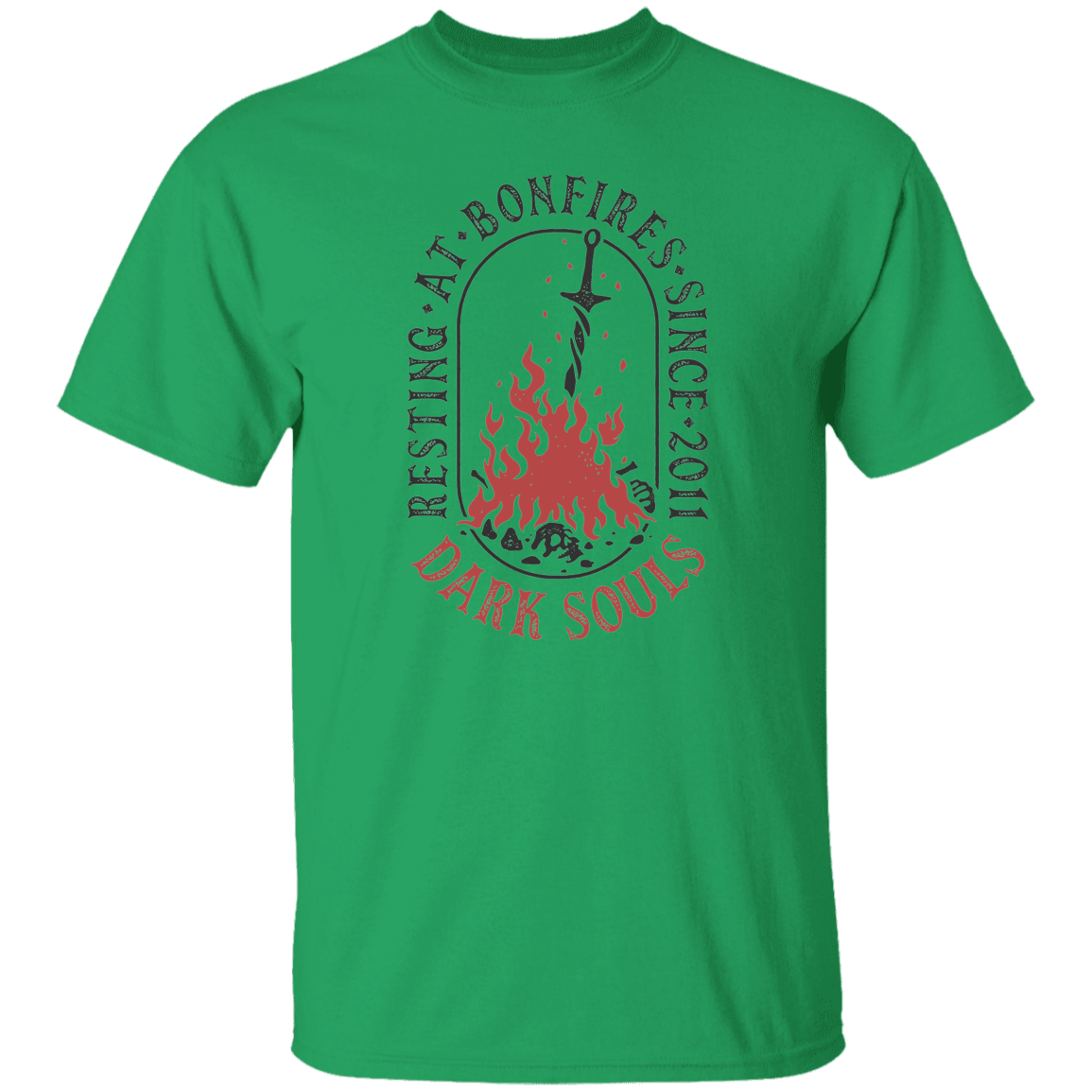 T-Shirts Irish Green / S Resting at Bonfires T-Shirt