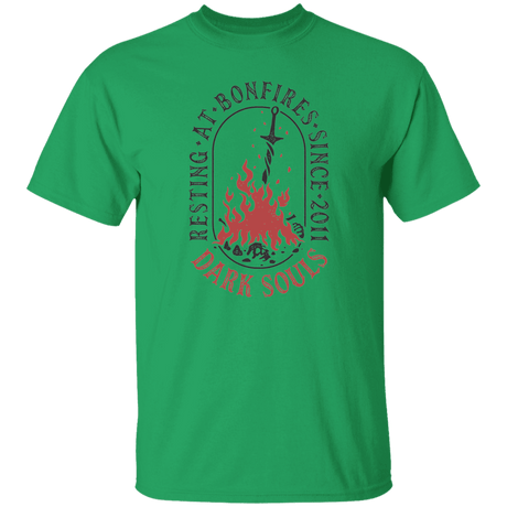 T-Shirts Irish Green / S Resting at Bonfires T-Shirt