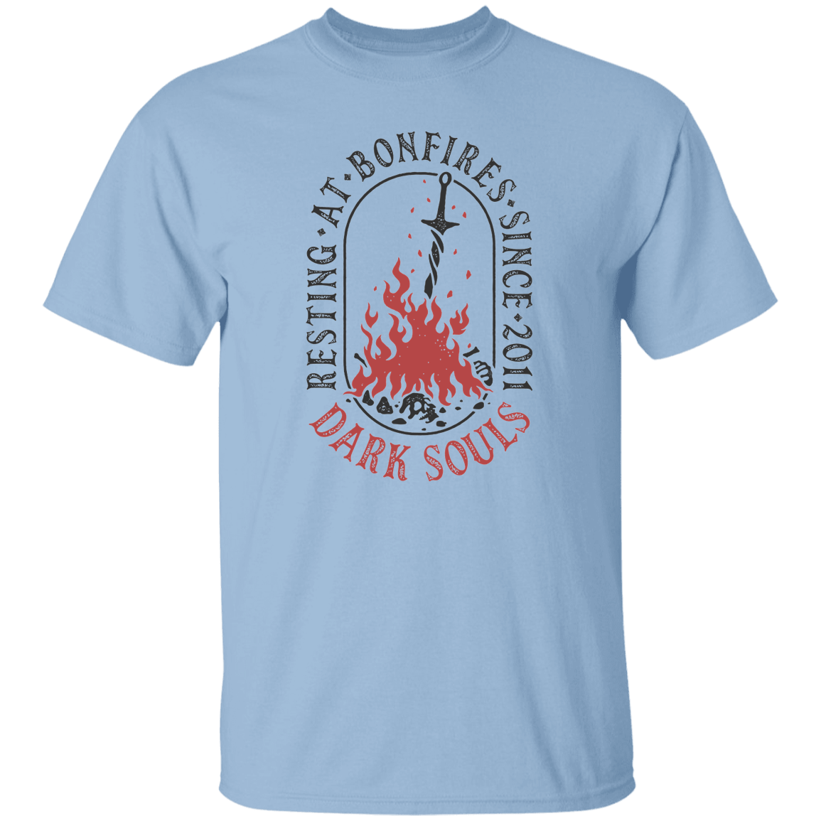 T-Shirts Light Blue / S Resting at Bonfires T-Shirt