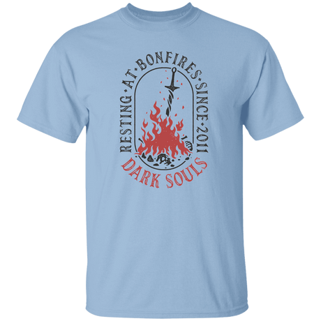 T-Shirts Light Blue / S Resting at Bonfires T-Shirt