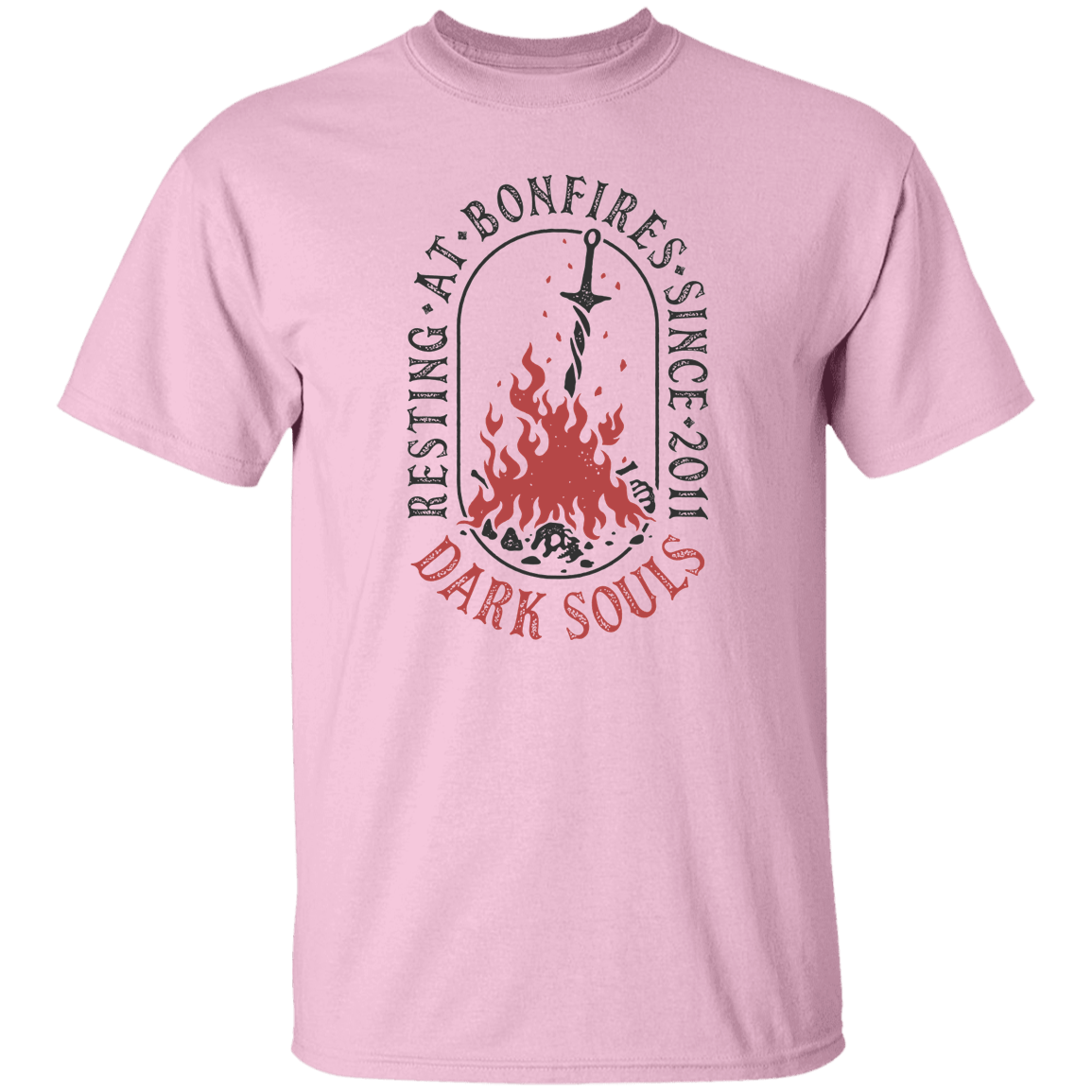 T-Shirts Light Pink / S Resting at Bonfires T-Shirt