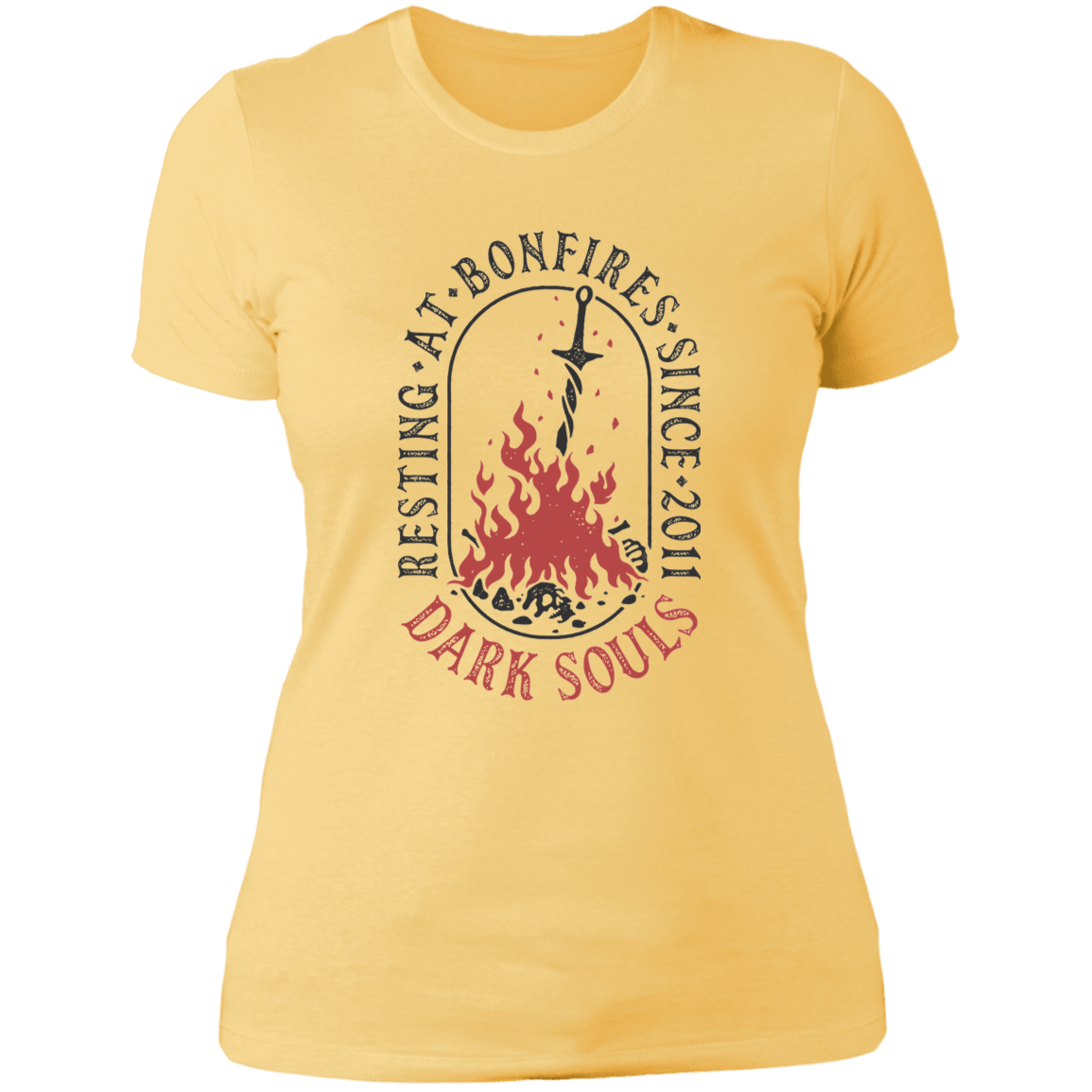 T-Shirts Banana Cream/ / S Resting at Bonfires Women's Premium T-Shirt