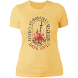 T-Shirts Banana Cream/ / S Resting at Bonfires Women's Premium T-Shirt