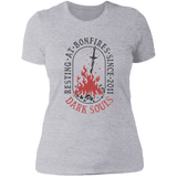 T-Shirts Heather Grey / S Resting at Bonfires Women's Premium T-Shirt