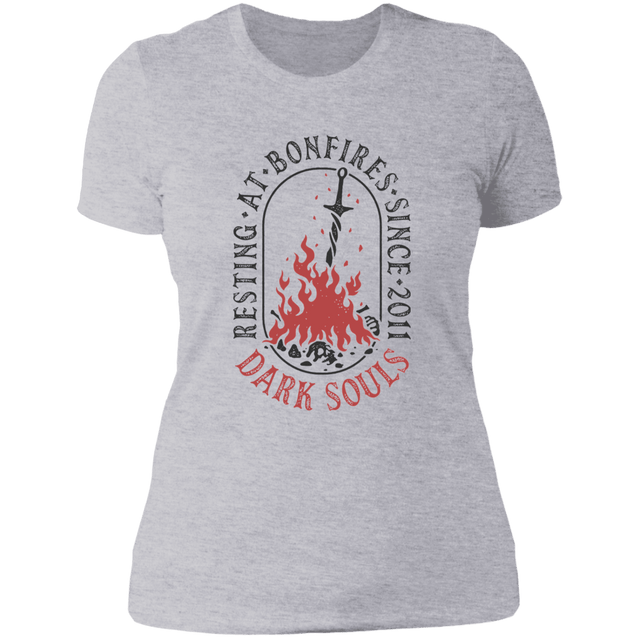 T-Shirts Heather Grey / S Resting at Bonfires Women's Premium T-Shirt