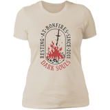 T-Shirts Ivory/ / S Resting at Bonfires Women's Premium T-Shirt